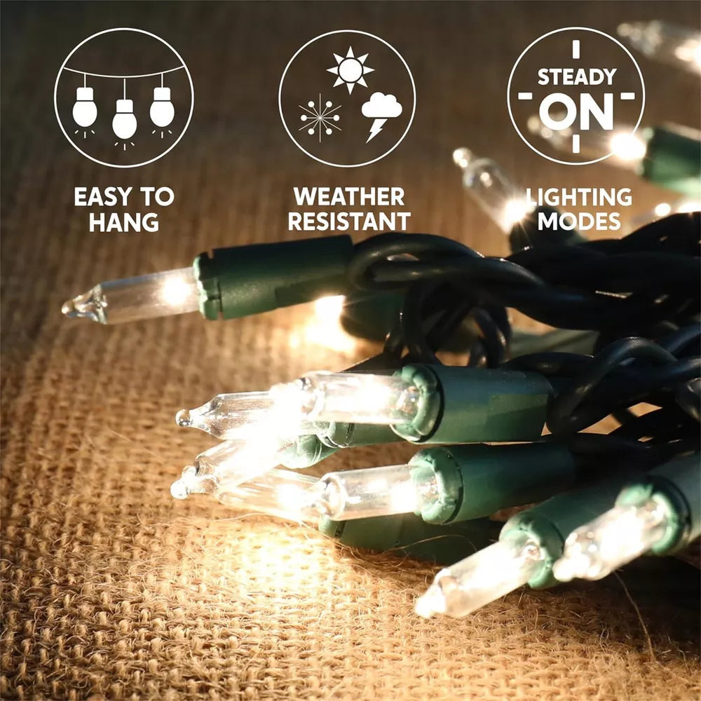 150 Count Clear Christmas String Lights, final cut