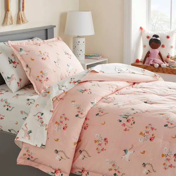 Kids' Comforter Set Pegasus Print - Full/Queen