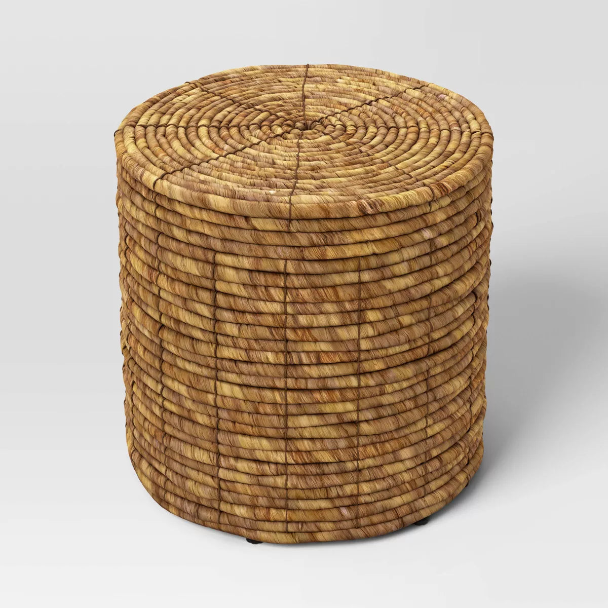 Woven Storage Ottoman Natural- Room Essentials™ - SHOWROOM ITEM 