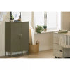South Shore Crea 2 Door Metal Accent Cabinet
