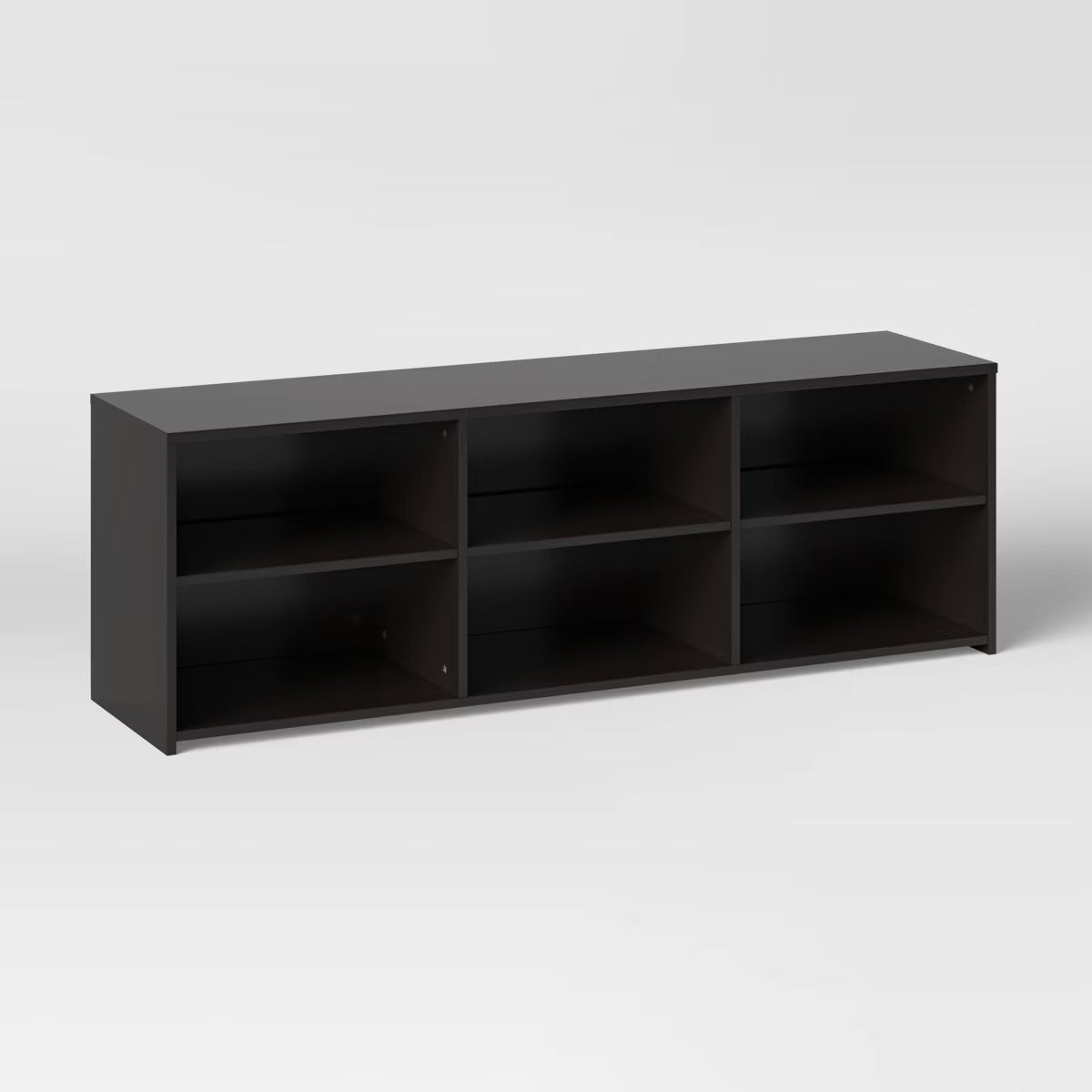 Storage TV Stand for TVs up to 70" Black - Room Essentials™ - SHOWROOM ITEM 
