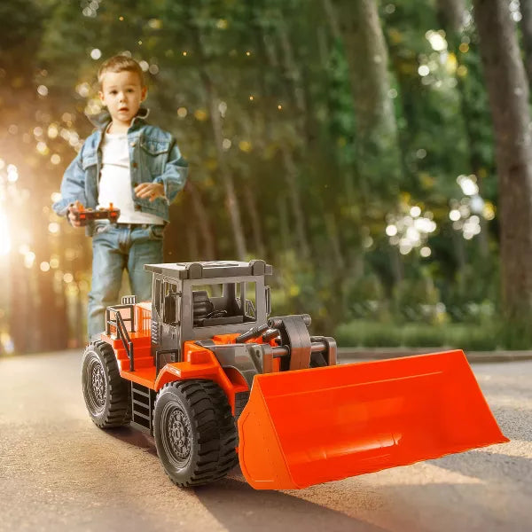R/C Midrange Front End Loader – Medium Toy Construction Truck with Remote Control