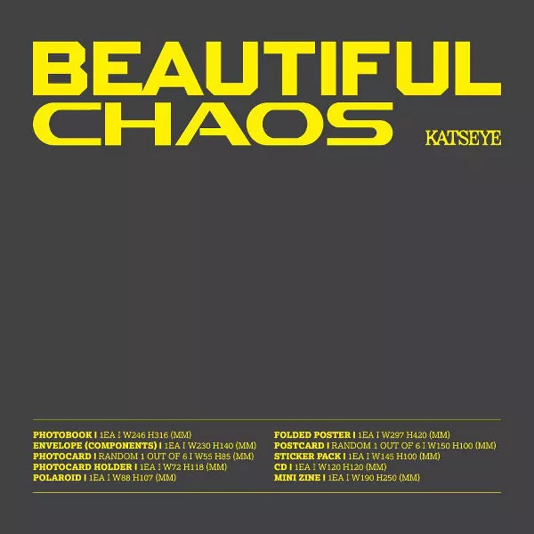 KATSEYE - BEAUTIFUL CHAOS (Chaotic Version) CD