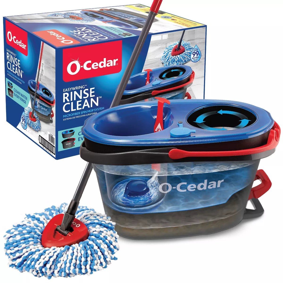 EasyWring RinseClean Spin Mop & Bucket System