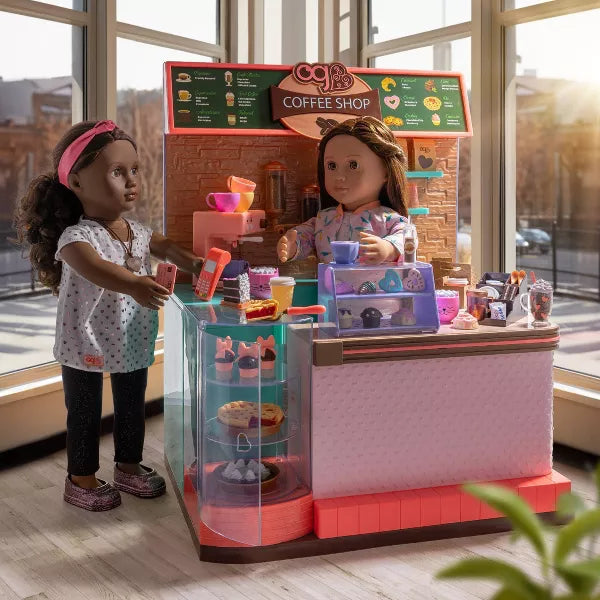 Love U Latte Coffee Shop Playset - 64pc
