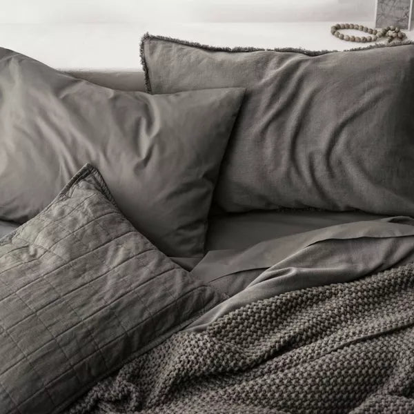 Chunky Knit Bed Blanket - King