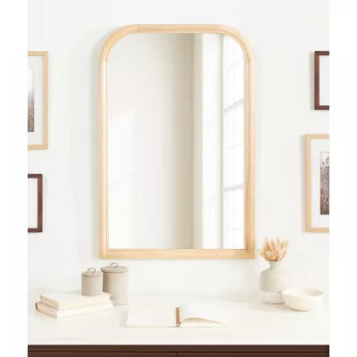 Kate and Laurel Glenby Arch Wall Mirror, 24"x36"