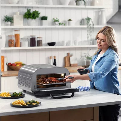 All-In-One Indoor Pizza Oven, Toaster Oven, and Air Fryer