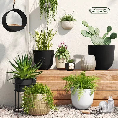 self-watering plastic indoor outdoor planter pot Self-Watering Plastic Indoor Outdoor Planter Pot