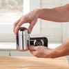 PLUS Faucet Horizontal Mount Water Filtration System Chrome: Best Sink Filter, Lead & Mercury Removal, Easy Install