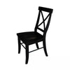 X Back Chairs with Solid Wood - International Concepts