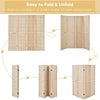 4-Panel Pegboard Display Folding Privacy Screen Craft Display