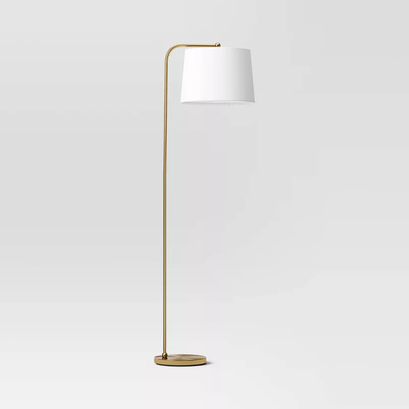 New Traditional Downbridge Floor Lamp Brass