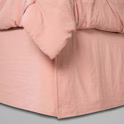 8pc Pinch Pleat Comforter Bedding Set - Queen
