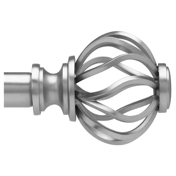 Cagio Curtain Rod - Matte Nickel