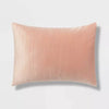 8pc Luxe Velvet Comforter Set Salmon Pink King