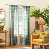 Flower Faux Wood Curtain Rod Natural Wood