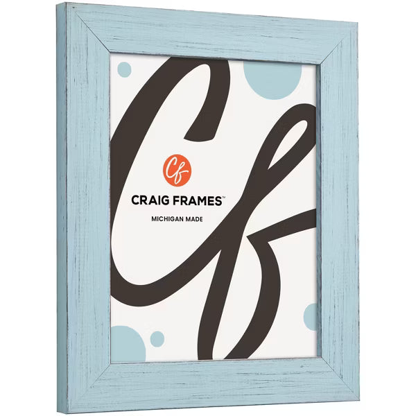 Jasper Sky Blue Weathered Picture Frame Picture Frame