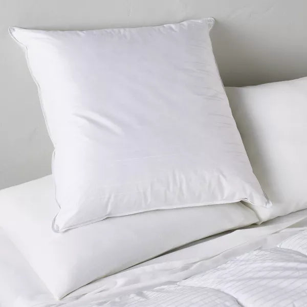 Euro Down Blend Pillow: 300 Thread Count, Cotton & Lyocell, Moisture-Wicking, RDS Certified