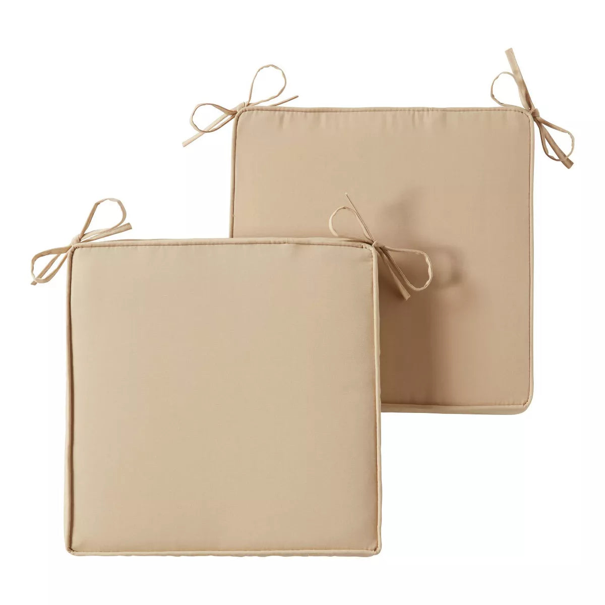 2pc Garden Square Outdoor Chair Pad