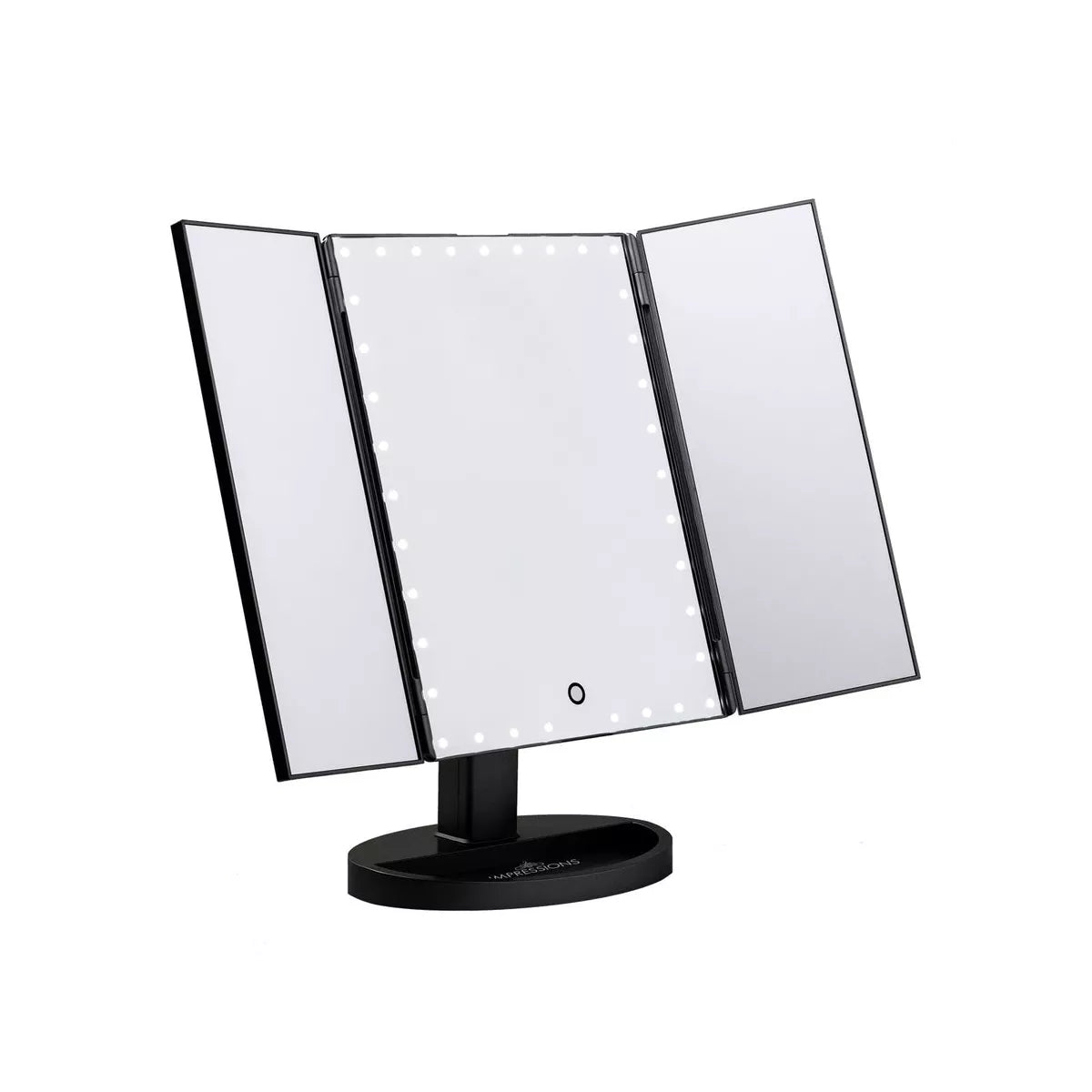 Touch Trifold XL Dimmable LED Makeup Mirror