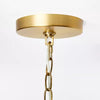 Tapered Rattan Ceiling Light Brown