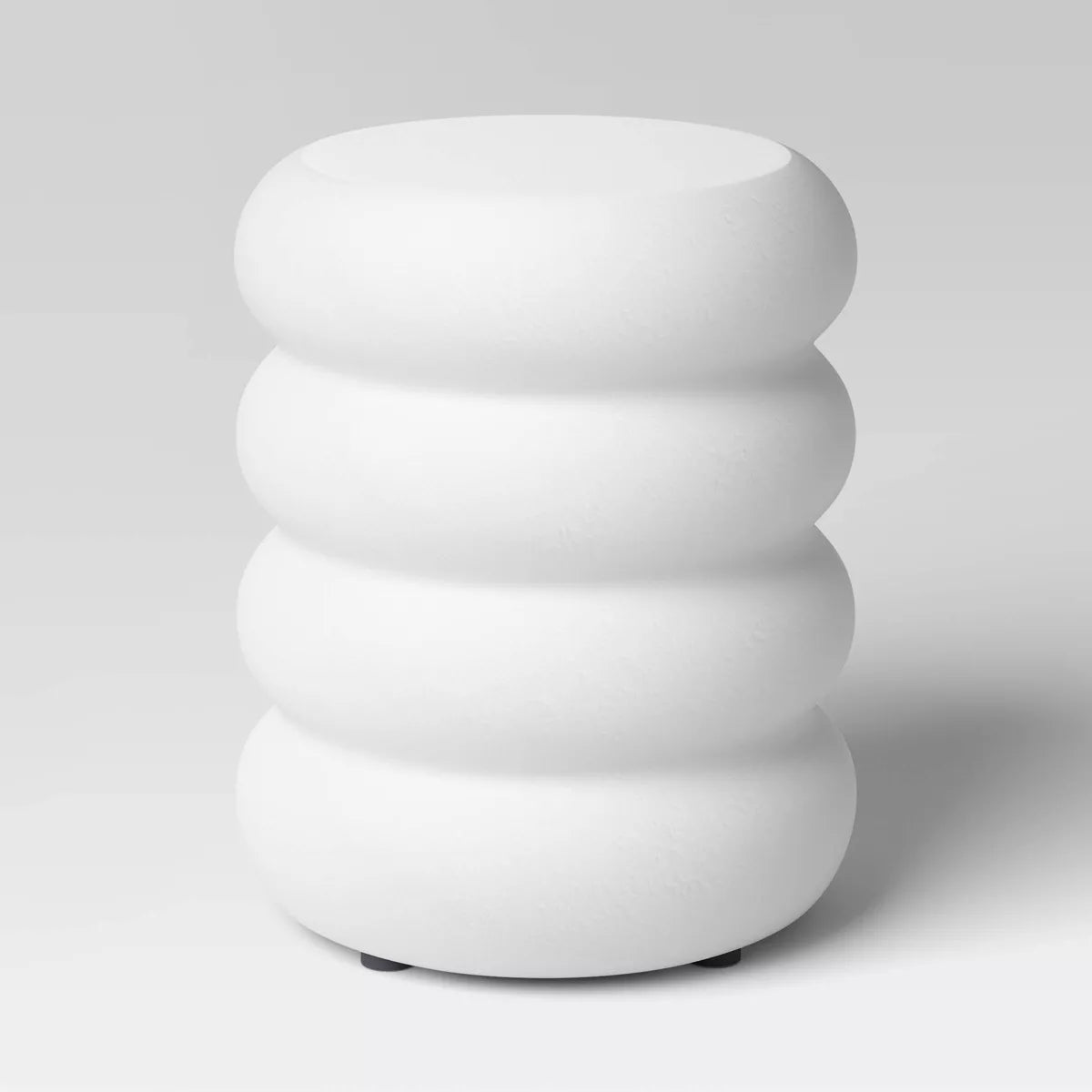 Irregular Liana Outdoor Patio Accent Table White - Threshold™ - SHOWROOM ITEM