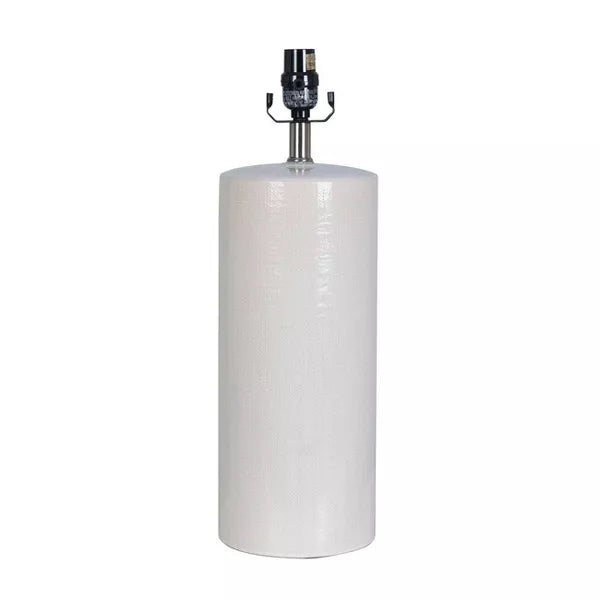Large Ceramic Lamp Base - White SHOWROOM ITEM