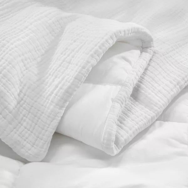 Textured Chambray Comforter - King