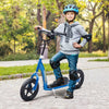 Kick Scooter for Kids Big Wheel Kids Scooter with Adjustable Height Handlebar, Non-slip Footplate, Rear Brake