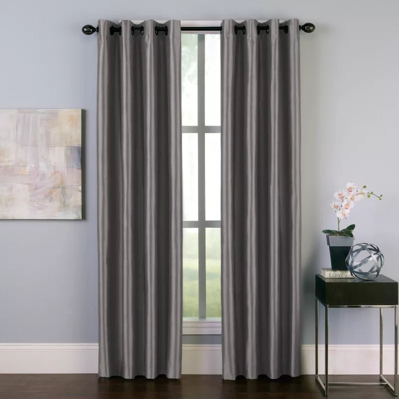 1pc Light Filtering Malta Window Curtain Panel