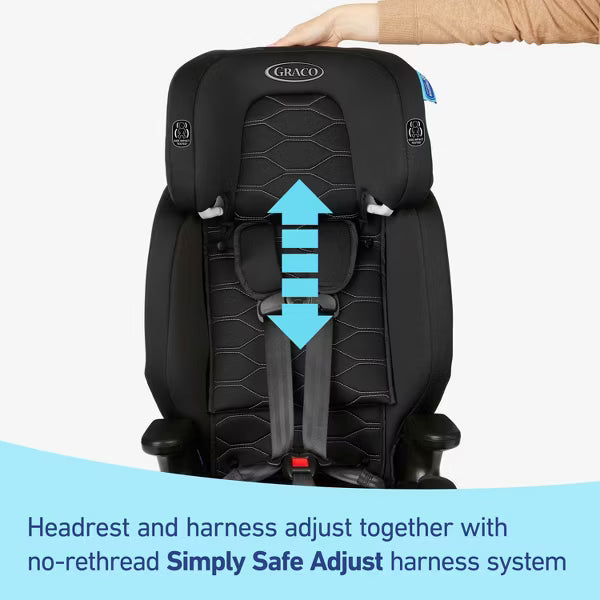 Nautilus 3-in-1 Harness Booster Car Seat - Hex