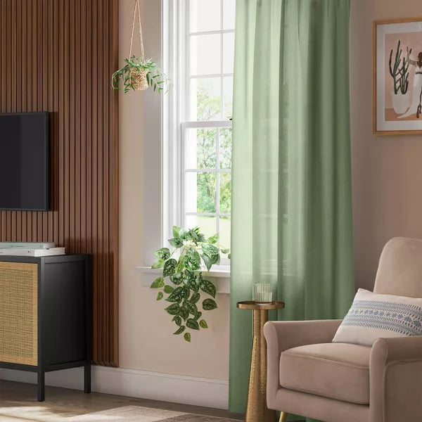 Solid Farrah Light Filtering Window Curtain Panel