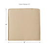 2pc Garden Square Outdoor Chair Pad