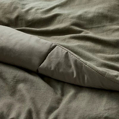 Heavyweight Linen Blend Comforter - Full/Queen