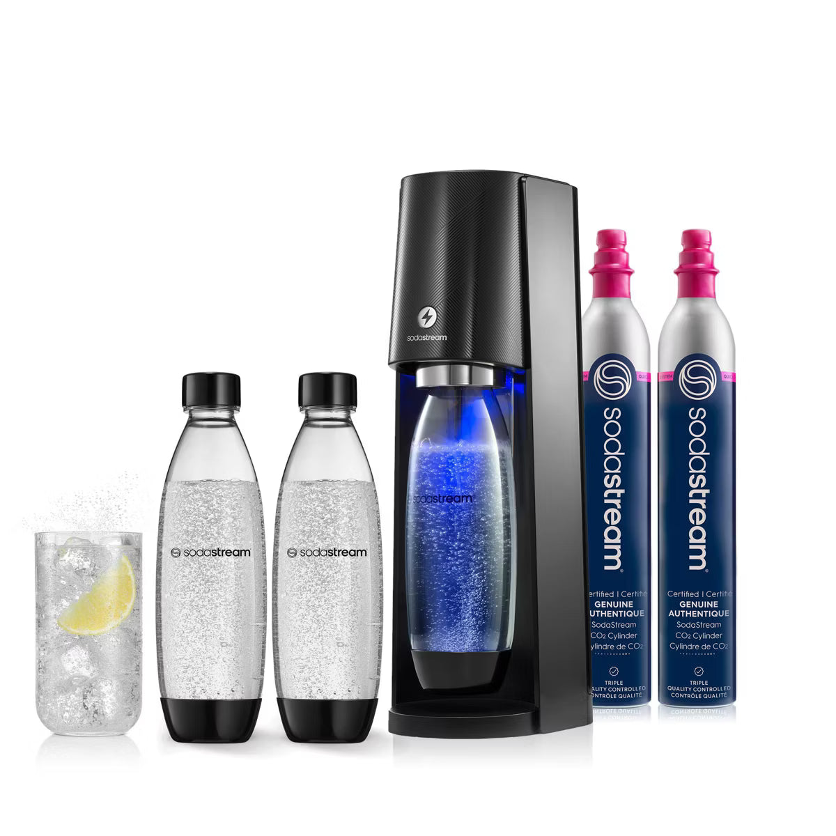 E-Terra Bundle with Extra Gas Cylinder and Carbonating Bottles