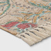 Washable Floral Printed Rug - 2'x3'