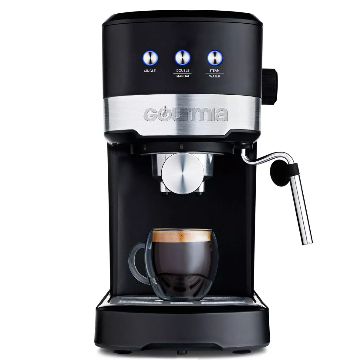 15 Bar Espresso Maker with Powerful Frothing Wand – Black: Electric, Hand Wash