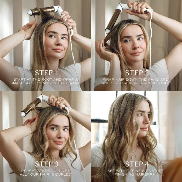 Titanium Curling Iron for Big Blowout Waves