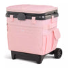 MaxCold Duo Cool Fusion 36 Rolling Cooler - Rose Quartz