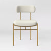 Orion Luxe Dining Chair with Brass Legs