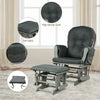 Baby Nursery Relax Rocker Rocking Chair Glider & Ottoman Set w/ Cushion