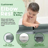 Bath Kneeler and Elbow Rest Pad Set, Non-Slip Design, Includes 4 Toy Pocket Organizers, Waterproof and Easy to Clean