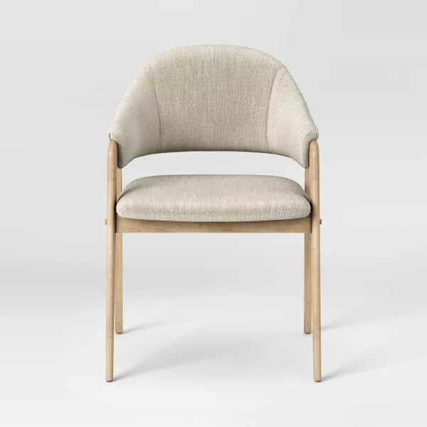 Ingleside Open Back Upholstered Wood Frame Dining Chair