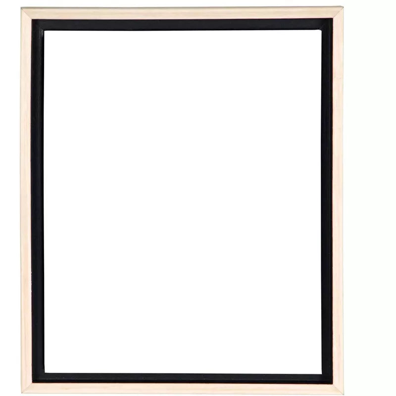 Illusions Floater Frame for 0.75" Depth Stretched Canvas Paintings & Artwork - Brown