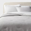 Washed Waffle Weave Comforter and Sham Set - King