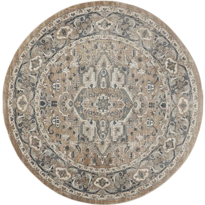 Concerto Center Medallion Indoor Area Rug -10' Round – Salvage & Co Indy