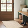 Washable Uneven Blocks Accent Rug 2'6