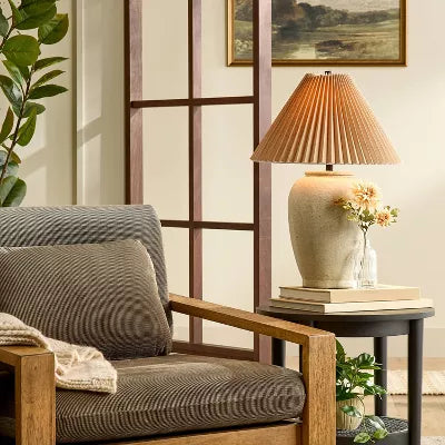 Ceramic Table Lamp Cream without shade