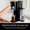 Thirsti Drink System Black: Stainless Steel & Plastic